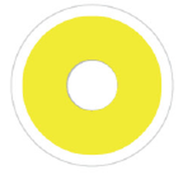 Clearcolor Phantom 1Day Zombie Yellow FN106N (2 tk)