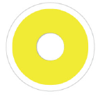 Clearcolor Phantom 1Day Zombie Yellow FN106N (2 tk)