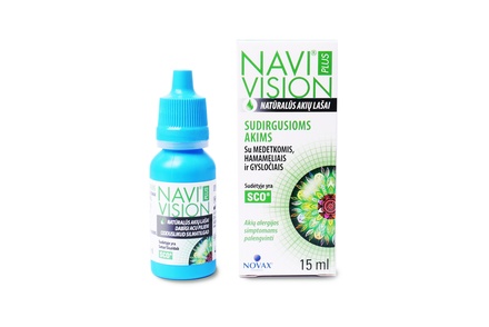 NAVIVISION Plus Irritated Eyes silmatilgad 15 ml