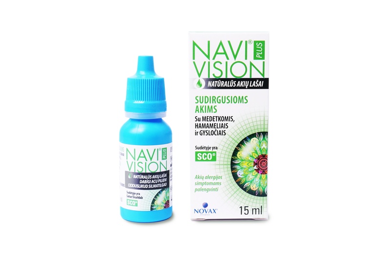 NAVIVISION Plus Irritated Eyes silmatilgad 15 ml