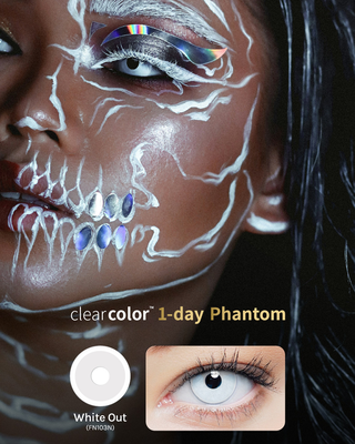 Clearcolor Phantom 1Day White Out FN103N (2 tk)