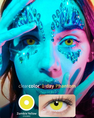 Clearcolor Phantom 1Day Zombie Yellow FN106N (2 tk)